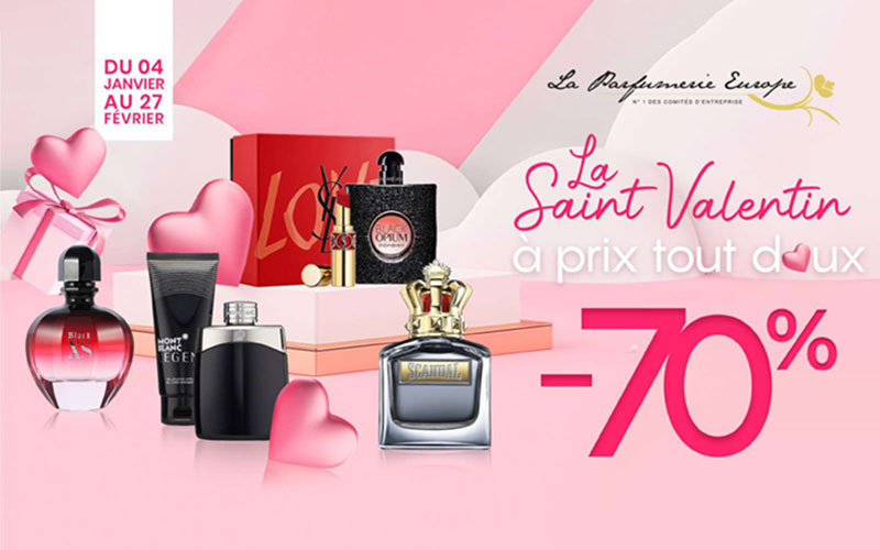 Promotions Parfums St Valentin 2022